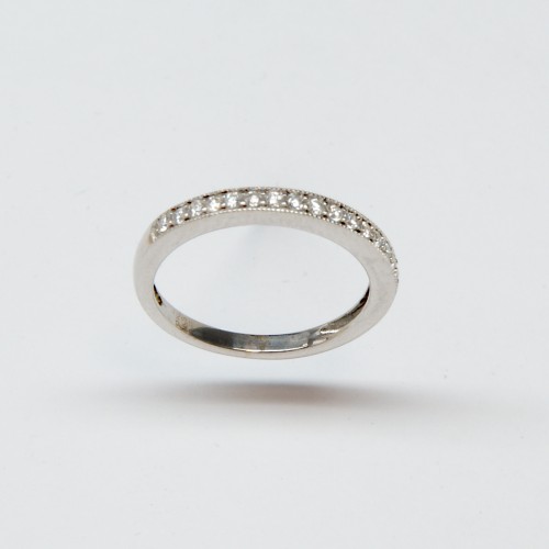 9ct White Gold Diamond Ring